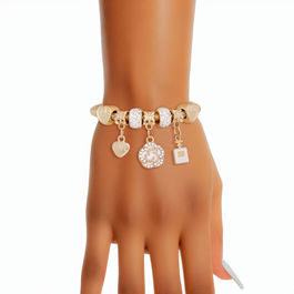 Dozen Pack Lux Rose Jump Coil Bracelets for Women