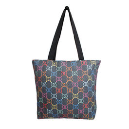 Tote Luxe Link Multicolor Canvas Bag for Women