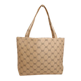 Tote Luxe Link Khaki Straw Bag for Women