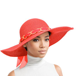 Wholesale Straw Hat Classy Green Bow AKA Chapeau for Women