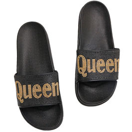 Size 7 Queen Black Slides