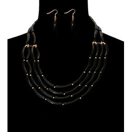 Acrylic Penne Necklace Set