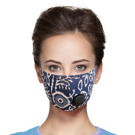 Blue Cheetah Filter Mask