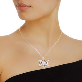 Silver Winter Snowflake Necklace