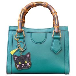 Black Cat Keychain Bag Charm