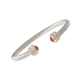 Red Rope Cable Bangle