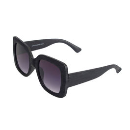 Black Wood Square Sunglasses