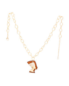 Dozen Pack Chain Nefertiti Necklaces for Women