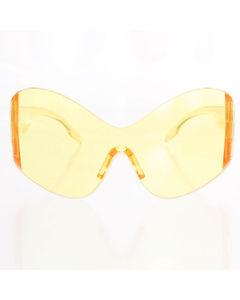 Sunglasses Butterfly Mask Yellow Eyewear for Women