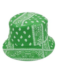 Green Bandana Reversible Bucket Hat