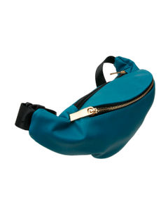 Teal Vegan Leather Fanny Pack