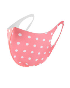 Pink Polka Dot Face Reusable Masks