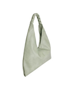 Green Braided Hobo Bag