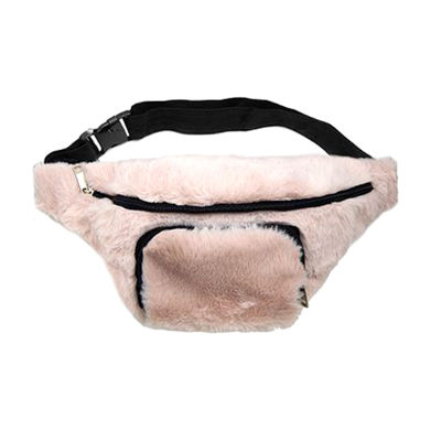 Pink Fur Fanny Pack-thumnail