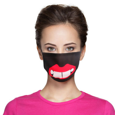 Black Goofy Mouth Mask-thumnail