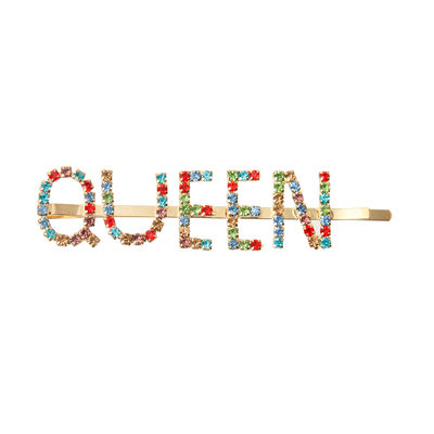Multi Color QUEEN Bobby Pin-thumnail