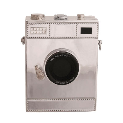 Shiny Silver Camera Handbag-thumnail