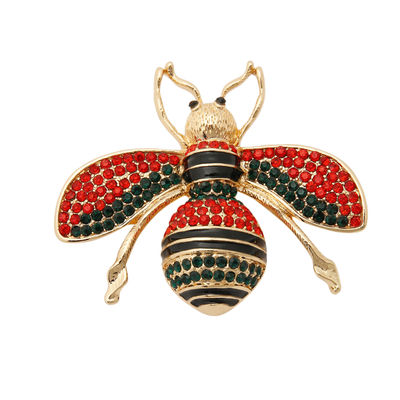 Rhinestone Bee Brooch Pin-thumnail