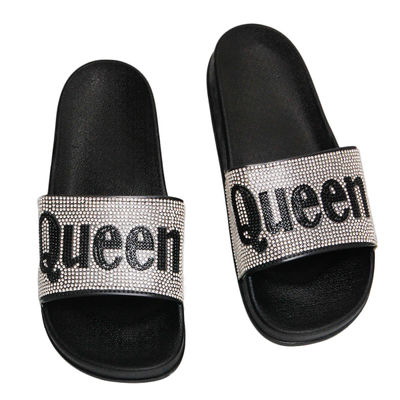 Size 9 Queen Silver Slides-thumnail