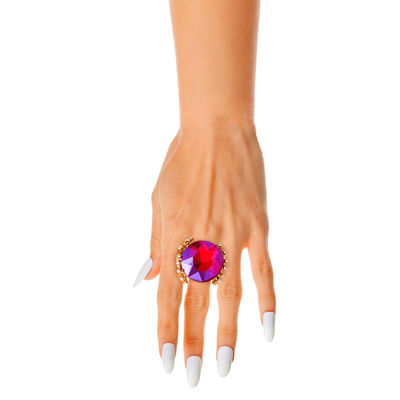 Purple Crystal Branch Ring-thumnail