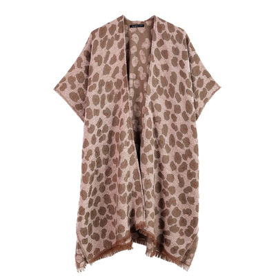 Pink Leopard Cozy Kimono-thumnail