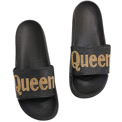 Size 7 Queen Black Slides-thumnail
