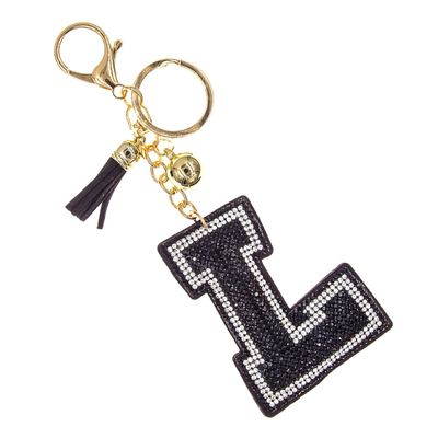 L Black Keychain Bag Charm-thumnail