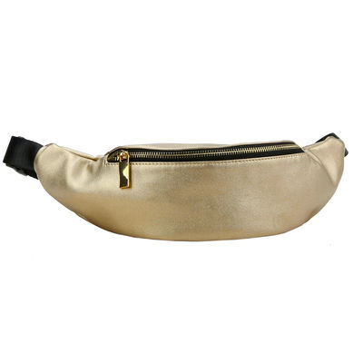 Gold Vegan Leather Fanny Pack-1