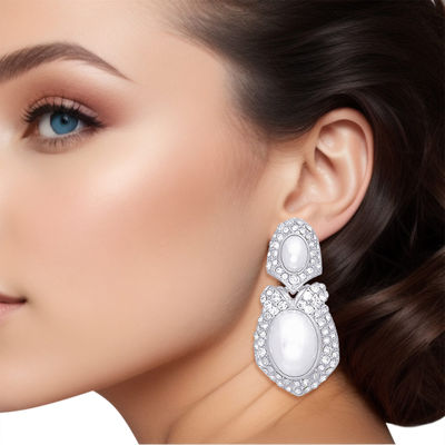 Large clip on earrings wholesale hot sale