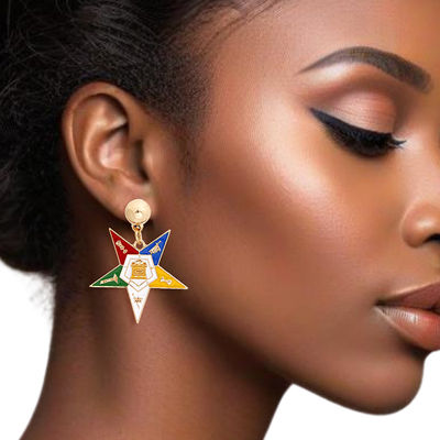 Eastern star earrings store