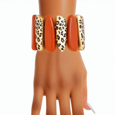 Bracelet Tribal Leopard Bead for Women