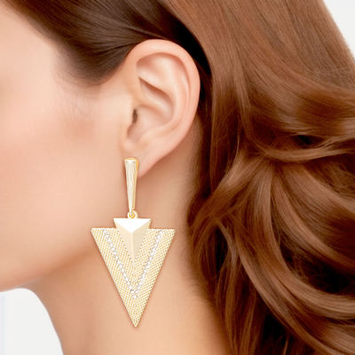 Dangle Gold Medium Arrow Earrings for Women