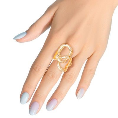 Traditional 14k Yellow Gold Octopus Ring with Diamonds 845-00186 -  Churchwell's Jewelers