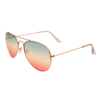 Sunglasses Aviator Red Sunset Eyewear for Women