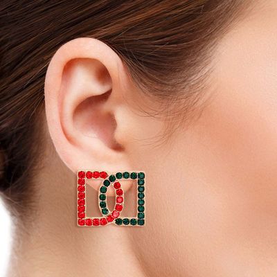 Red Green Double D Studs