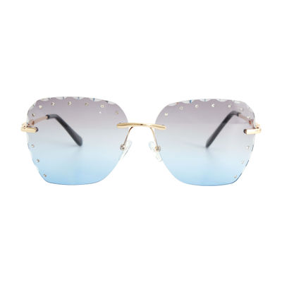 Aqua Diamond Cut Sunglasses