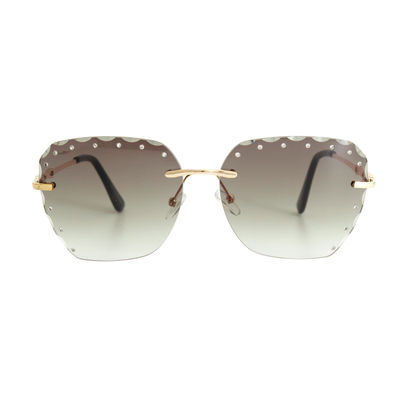 Olive Diamond Cut Sunglasses