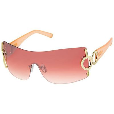 Red Gold Circle Sunglasses