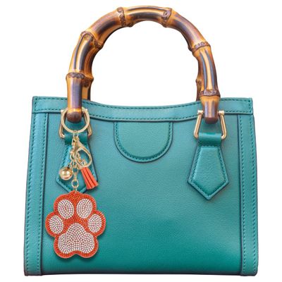 Orange Paw Keychain Bag Charm-thumnail