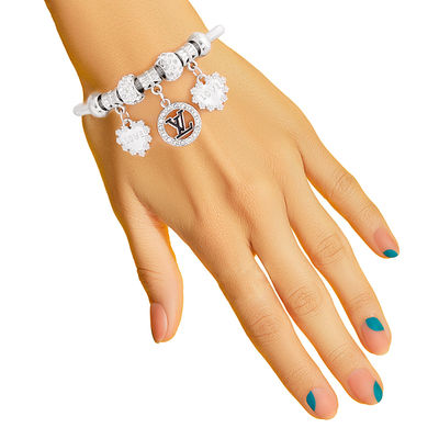 Dozen LV Flower Charm Bracelets