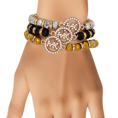 Dozen Pack Beaded MK Bracelets for Women