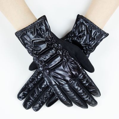 Gloves Black Puffer Winter Gloves for Women
