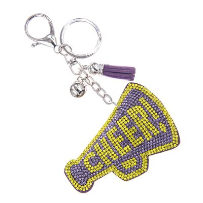 Purple Megaphone Keychain Bag Charm-thumnail