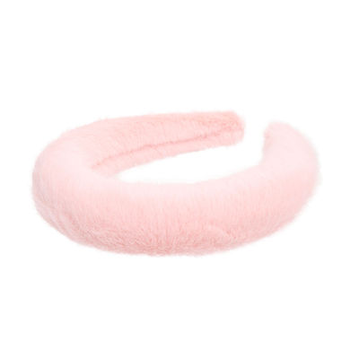 Pink Fur Headband-thumnail