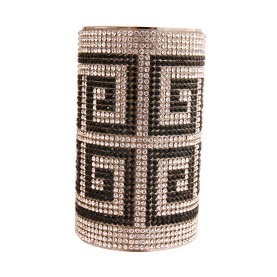 Versace Style Silver and Black Cuff-thumnail
