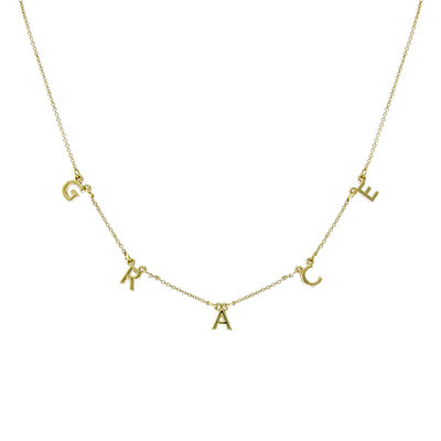 Grace Gold Station Necklace-thumnail
