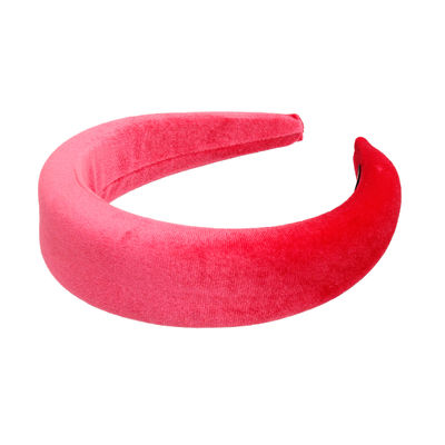 Fuchsia Velvet Headband-thumnail