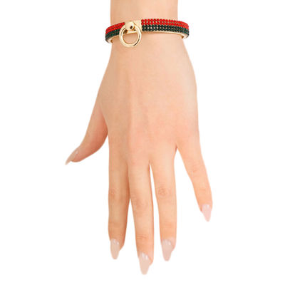 Designer Style Gold Slim Hinge Bracelet-thumnail
