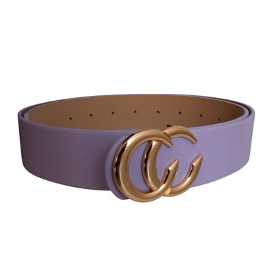 Lavender and Gold C Designer Belt-thumnail