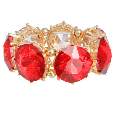 Red Round Crystal Bracelet